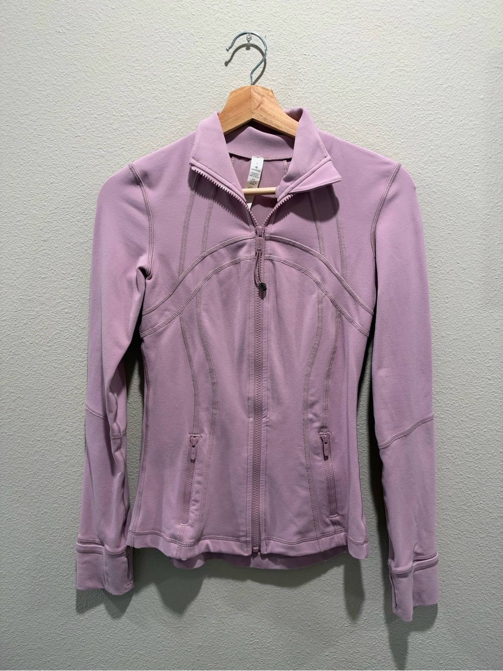 Lululemon Define Jacket Size 4 Pink Taupe/Mauve - Picture 2 of 4